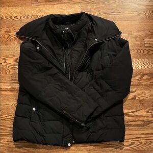 Women's Black Puffer Jacket, Style & Co by Macy’s XL
